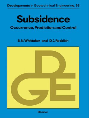 cover image of Subsidence
